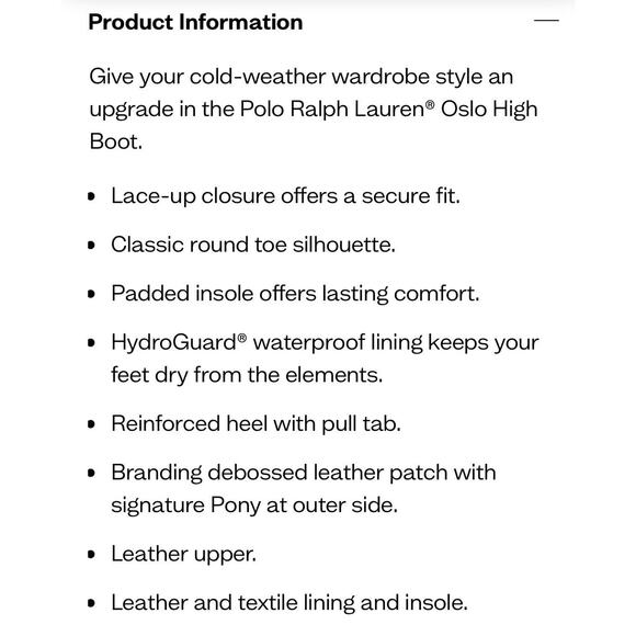 POLO Ralph Lauren Brown Oslo RRL Waterproof Boots Mens 13 Fast Ship NEW UNWORN - Picture 5 of 9